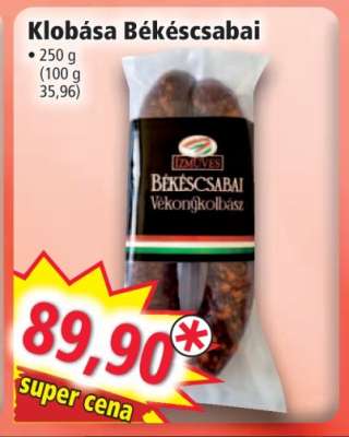 Klobása Békéscsabai