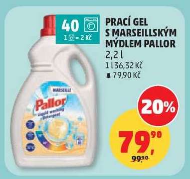 Prací gel s marseillským mýdlem Pallor