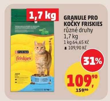 GRANULE PRO KOČKY FRISKIES
