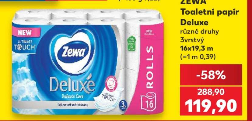 Zewa toaletní papír Deluxe