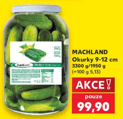 Machland Okurky 9–12 cm