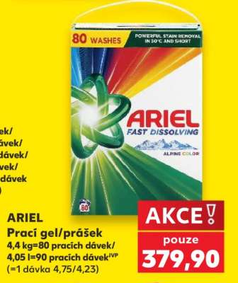 ARIEL Prací gel/prášek