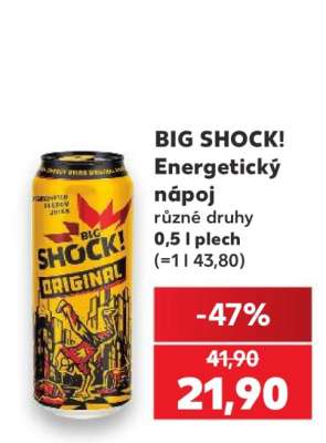 BIG SHOCK! Energetický nápoj