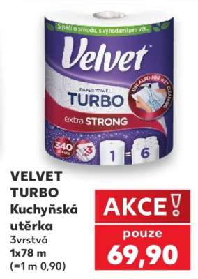 VELVET TURBO Kuchyňská utěrka