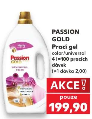 PASSION GOLD Prací gel