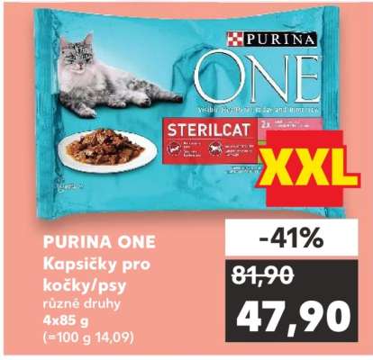PURINA ONE Kapsičky pro kočky/psy