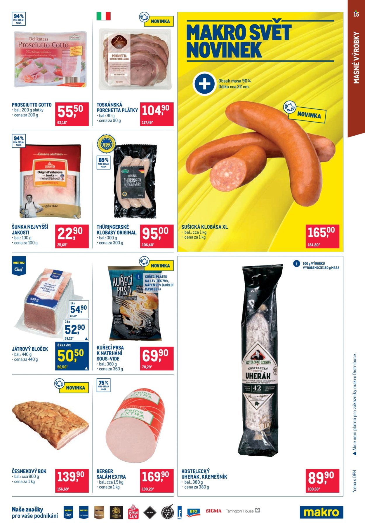 Leták MAKRO - 12.8.2026 - 25.8.2026. Strana 15