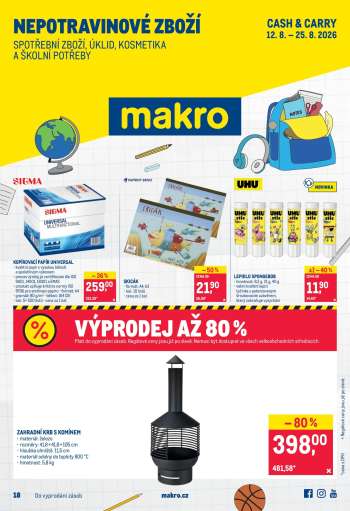 Leták MAKRO - 12.8.2026 - 25.8.2026.