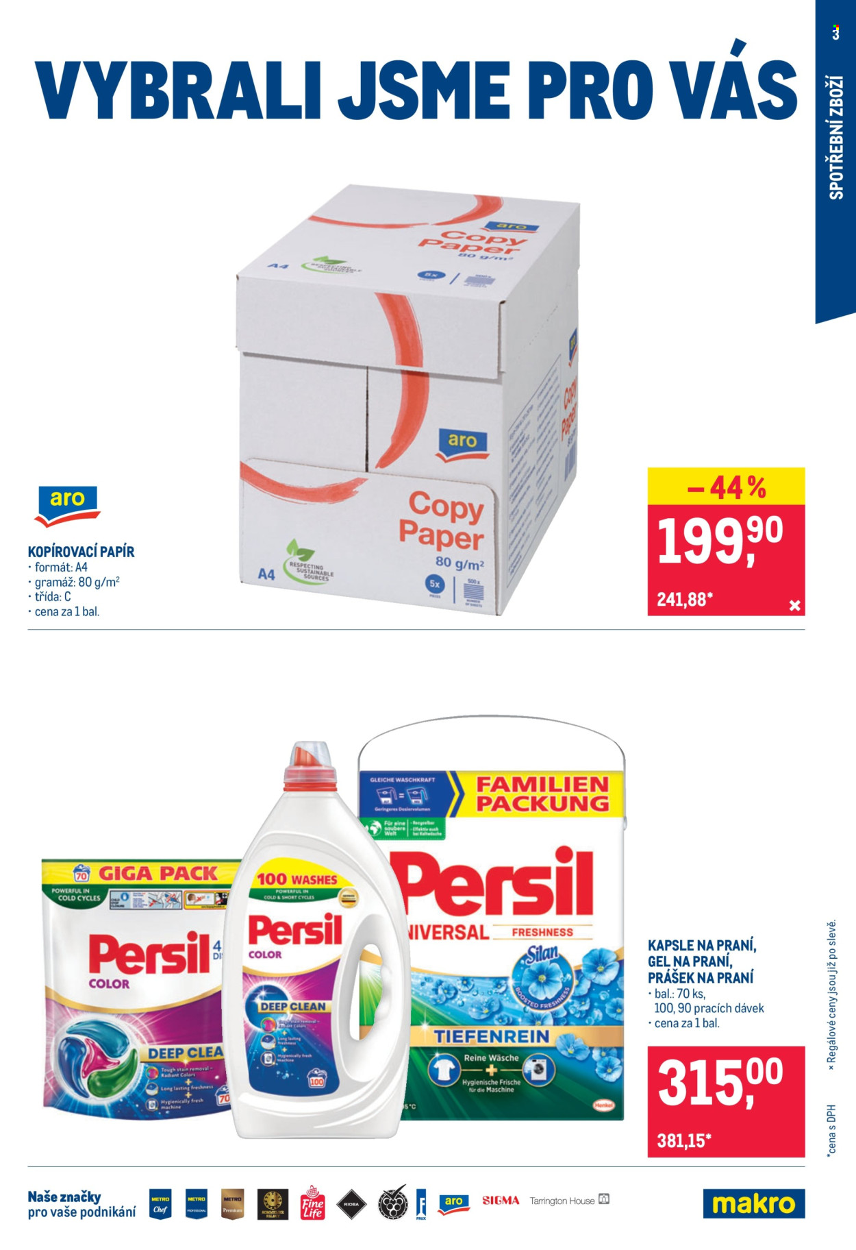 Leták MAKRO - 12.8.2026 - 25.8.2026. Strana 3