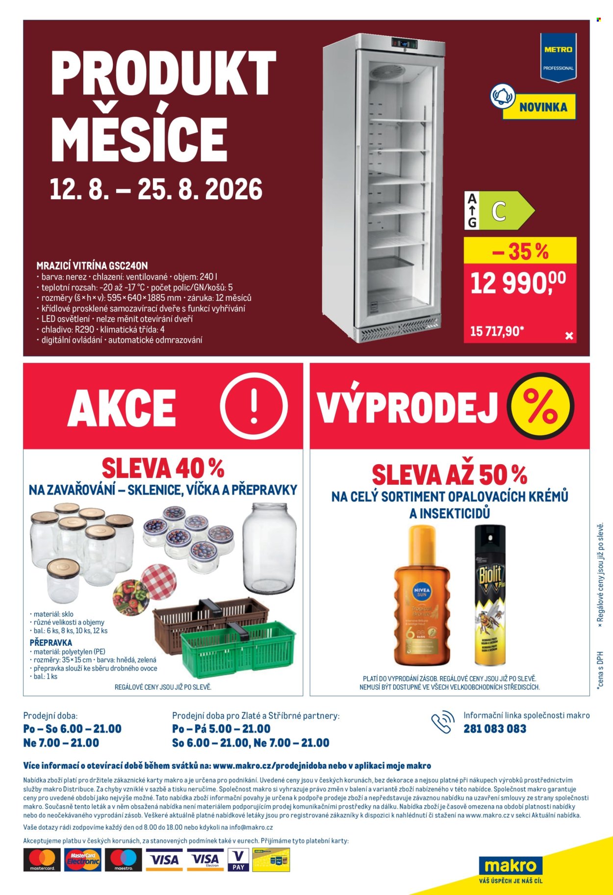 Leták MAKRO - 12.8.2026 - 25.8.2026. Strana 16