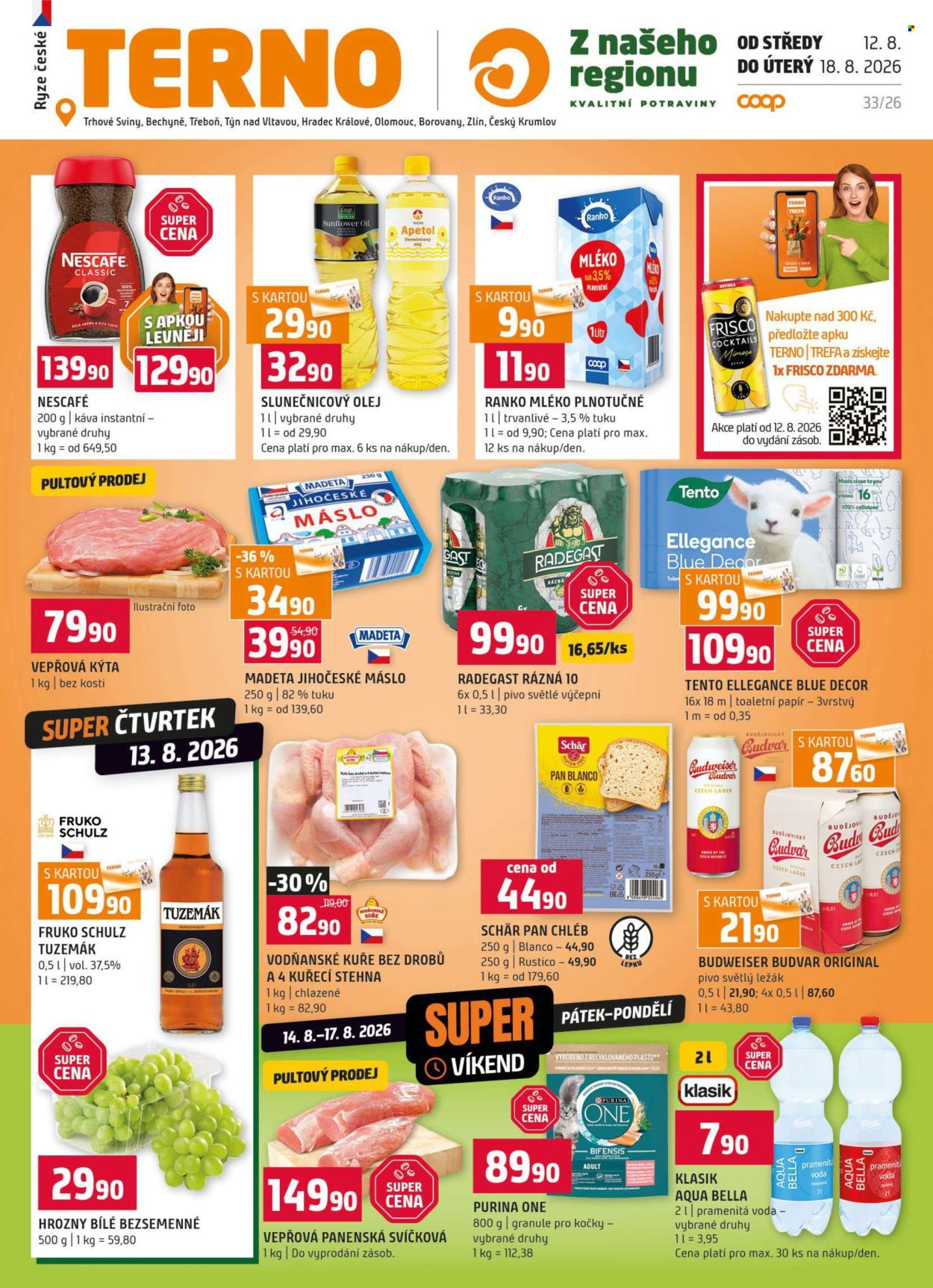 Leták coop TERNO - 12.8.2026 - 18.8.2026. Strana 1