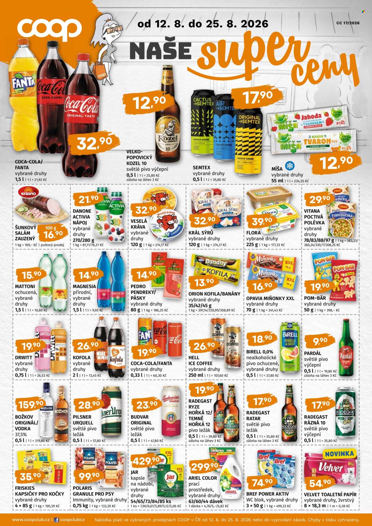 Leták coop TERNO - 12.8.2026 - 25.8.2026. Strana 1