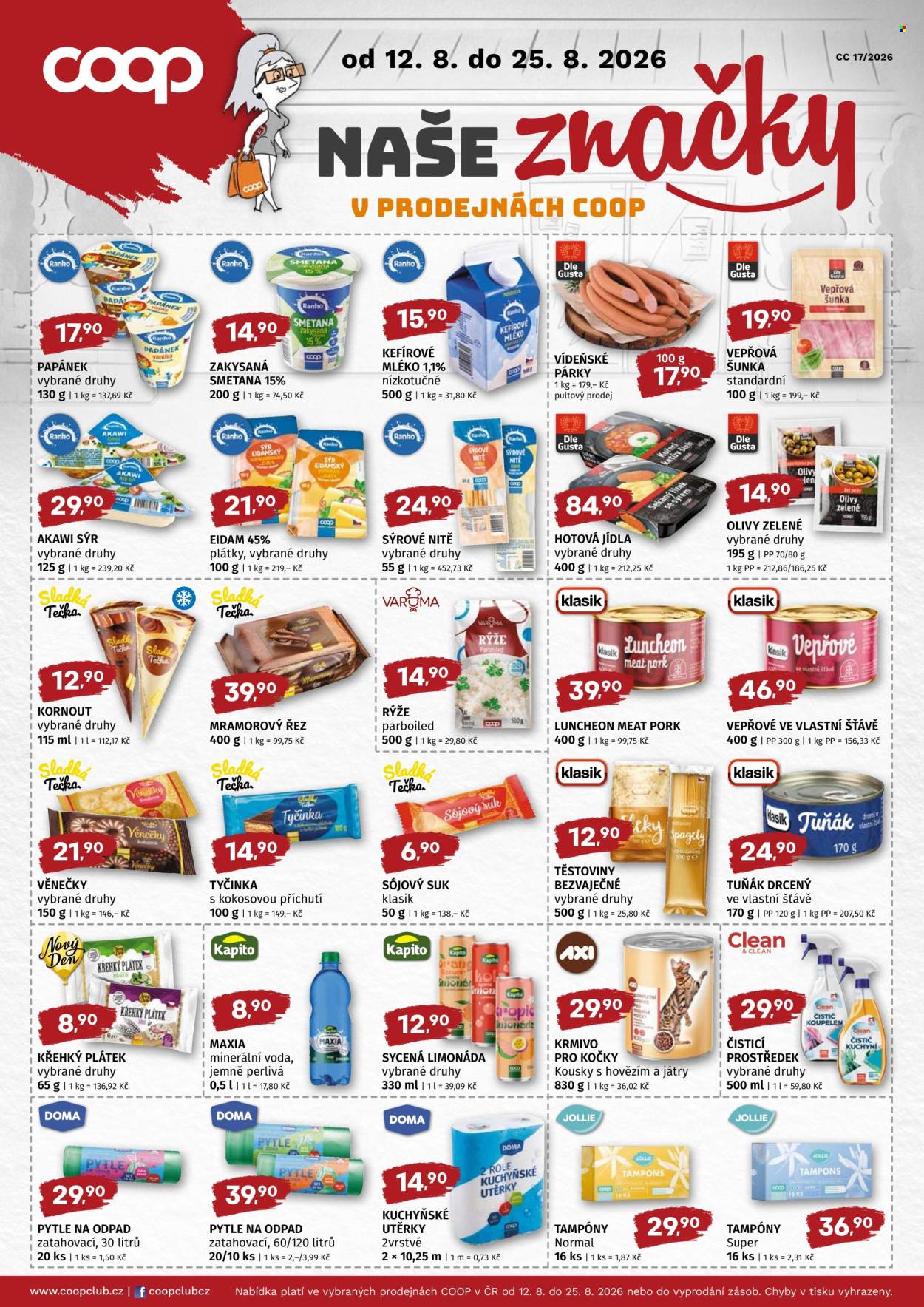 Leták coop TERNO - 12.8.2026 - 25.8.2026. Strana 2