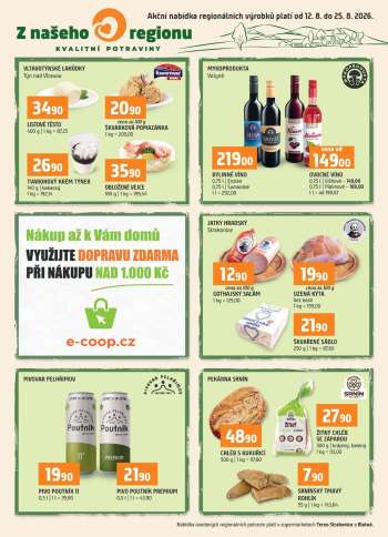 Leták coop TERNO - 12.8.2026 - 25.8.2026.