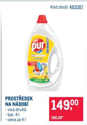 Prostředek na nádobí