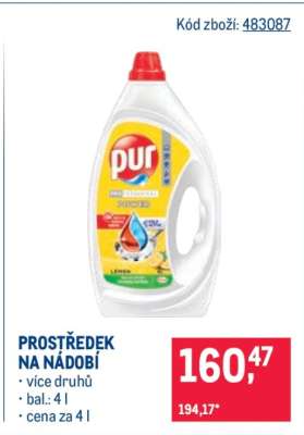 Prostředek na nádobí