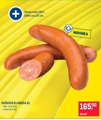 SUŠICKÁ KLOBÁSA XL