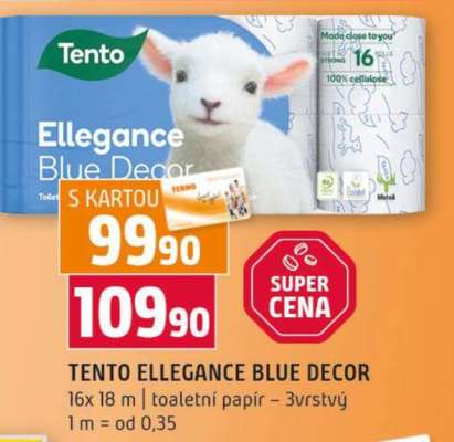 Tento Ellegance Blue Decor