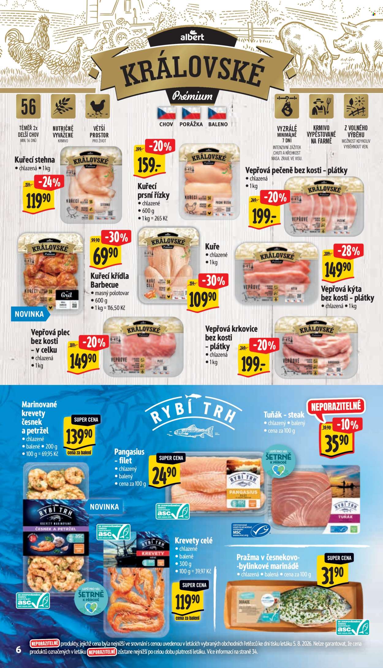 Leták Albert Hypermarket - 12.8.2026 - 18.8.2026. Strana 12