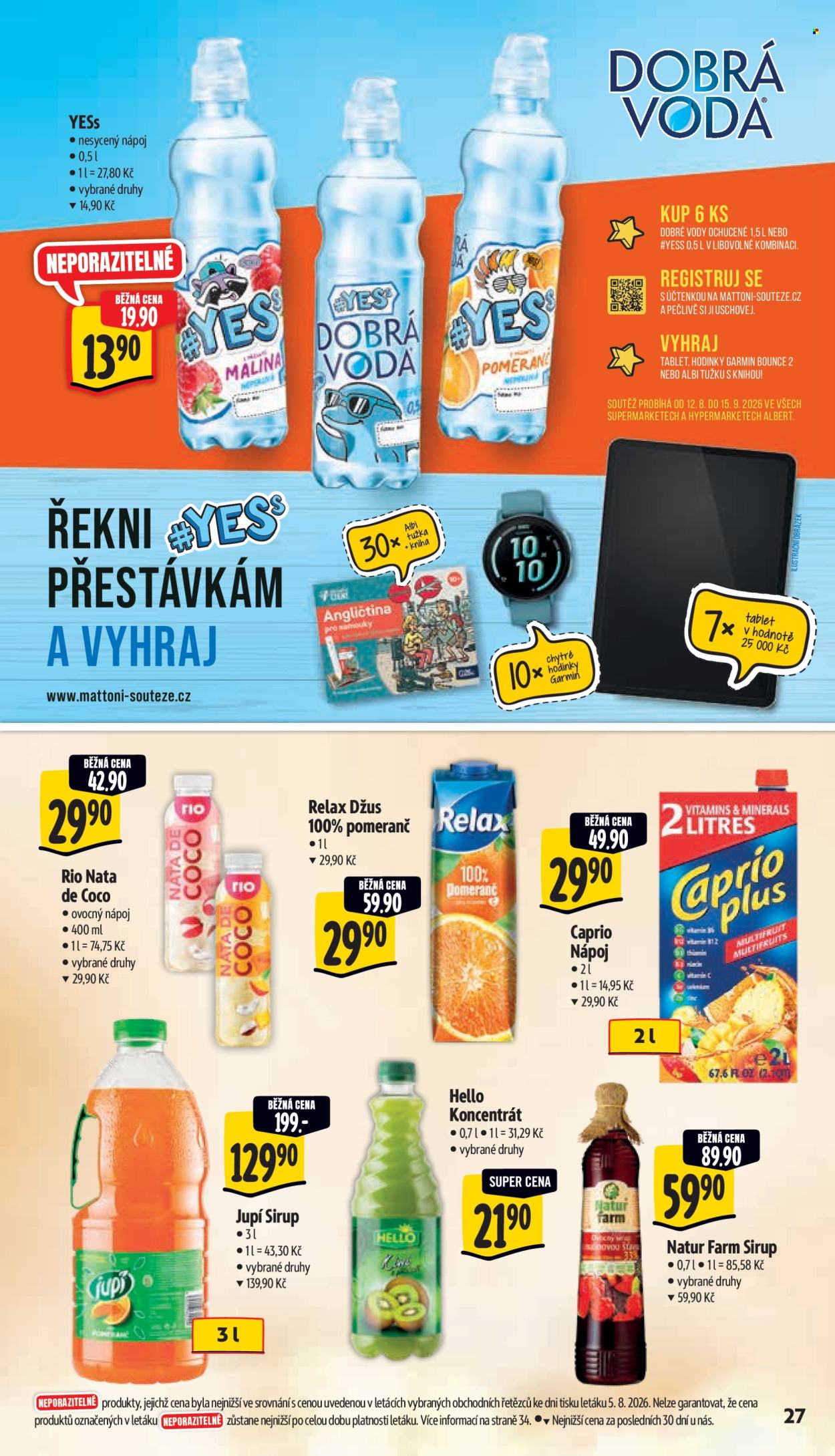 Leták Albert Hypermarket - 12.8.2026 - 18.8.2026. Strana 37