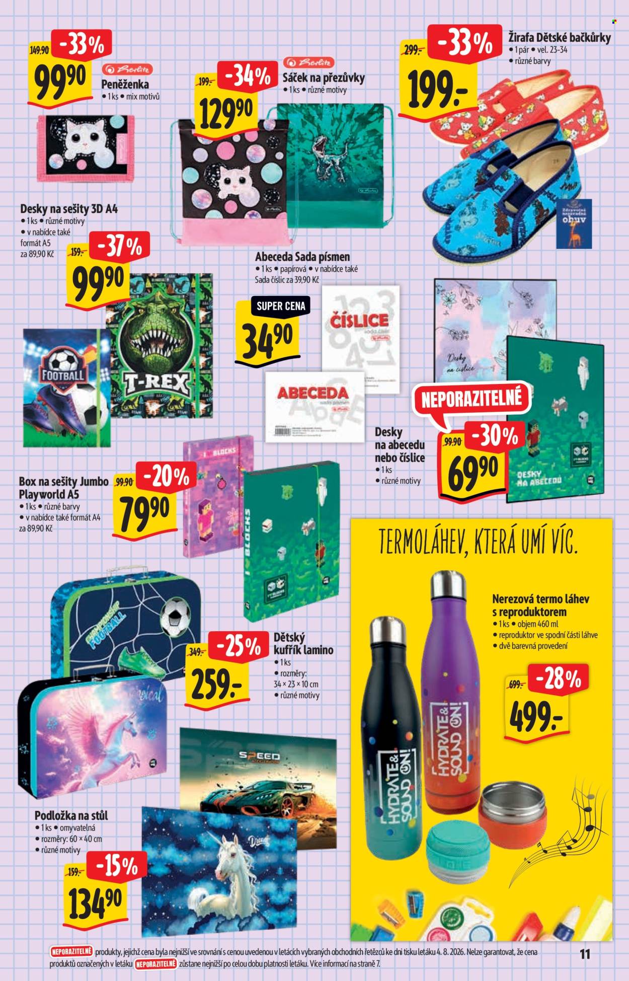 Leták Albert Hypermarket - 12.8.2026 - 8.9.2026. Strana 11