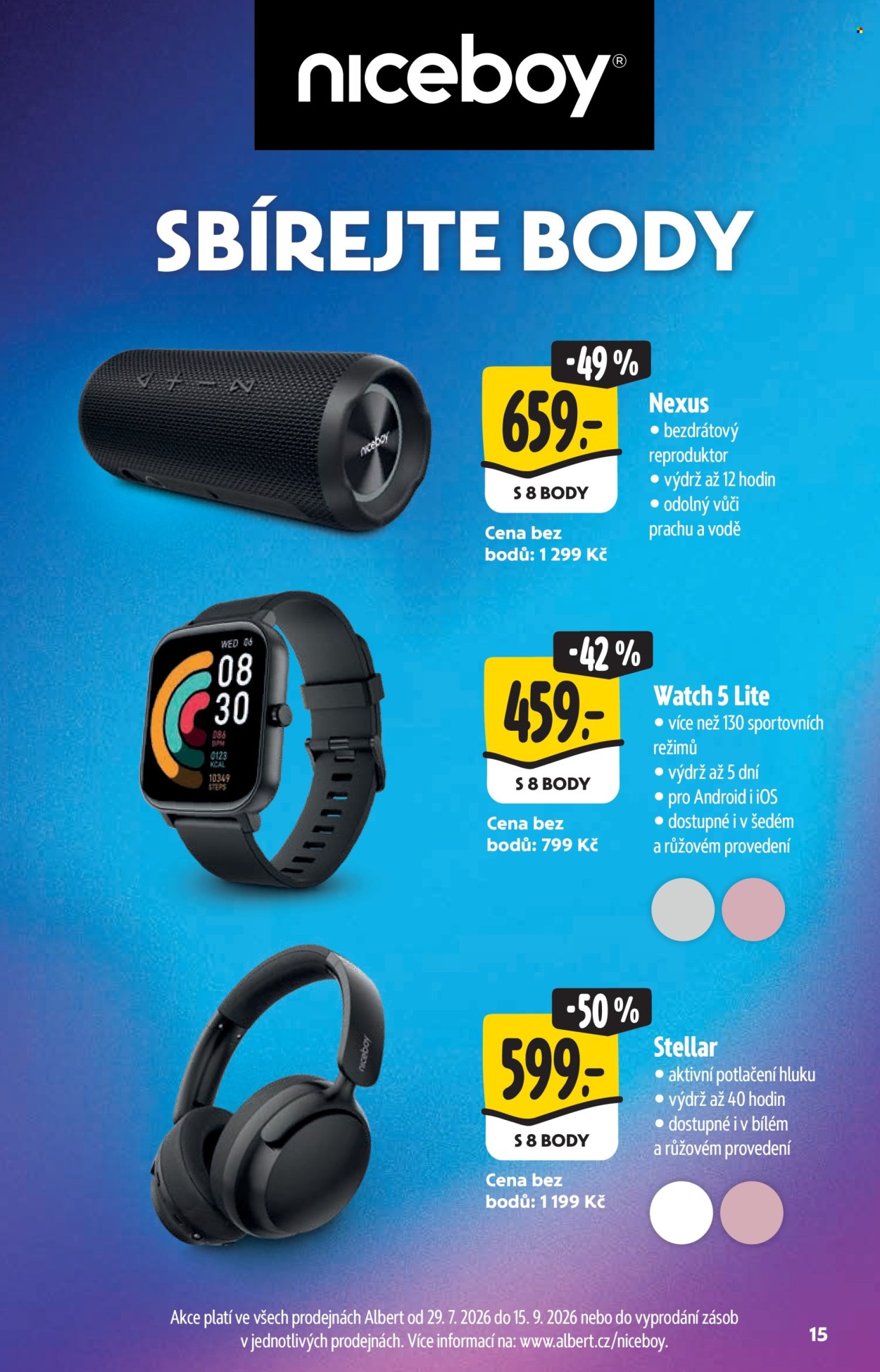 Leták Albert Hypermarket - 12.8.2026 - 8.9.2026. Strana 15