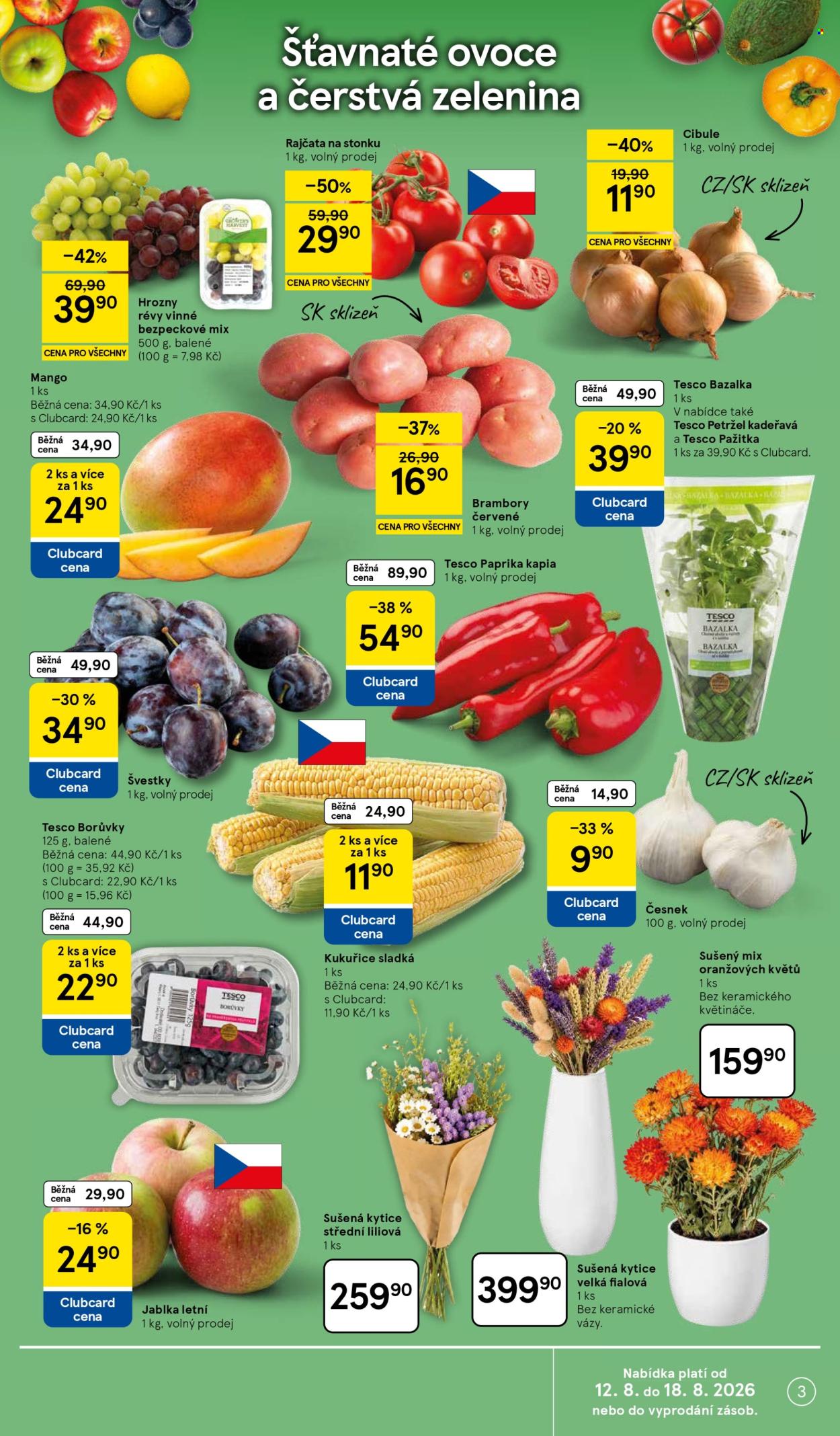 Leták TESCO - 12.8.2026 - 18.8.2026. Strana 3
