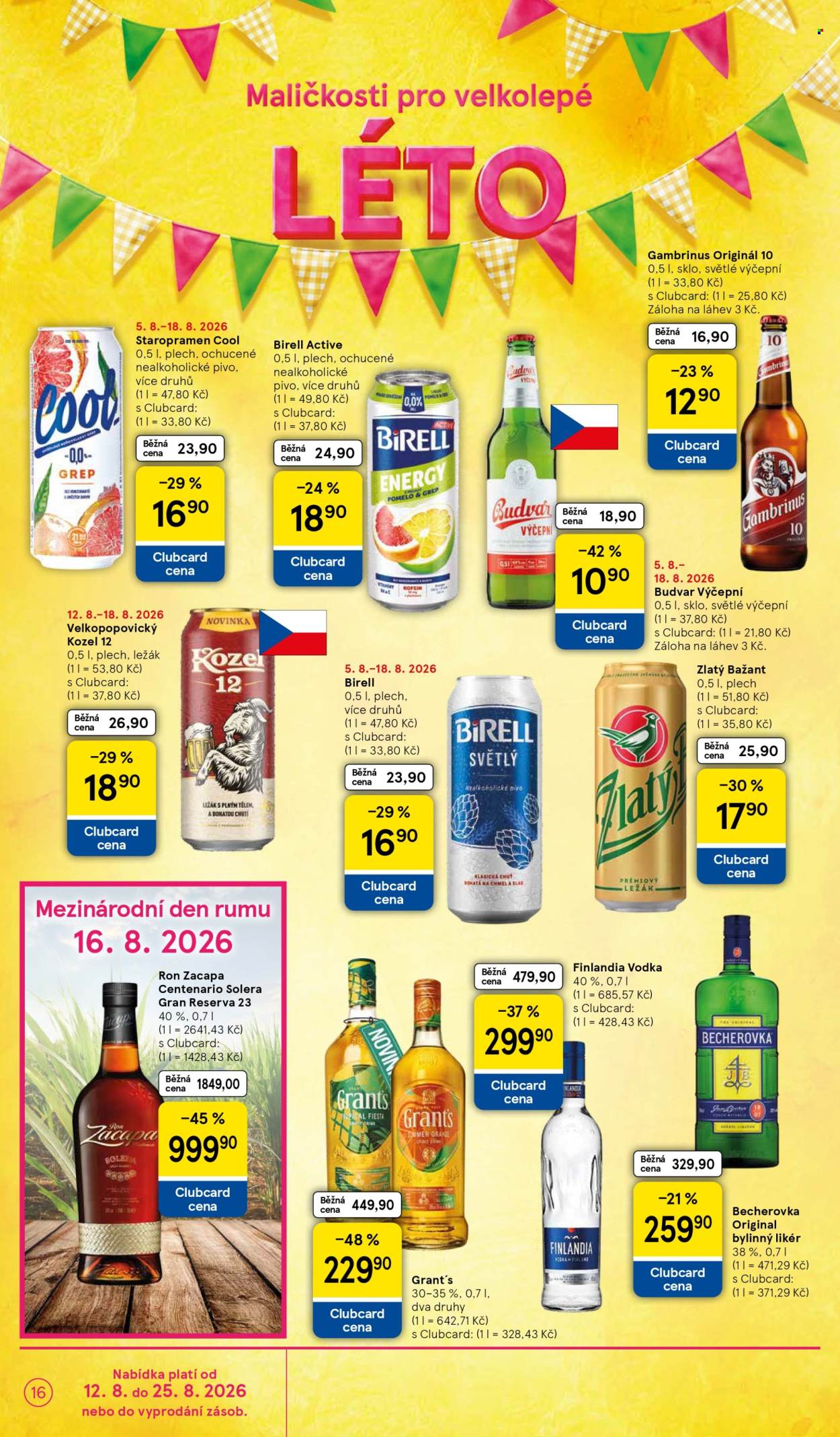 Leták TESCO - 12.8.2026 - 18.8.2026. Strana 16