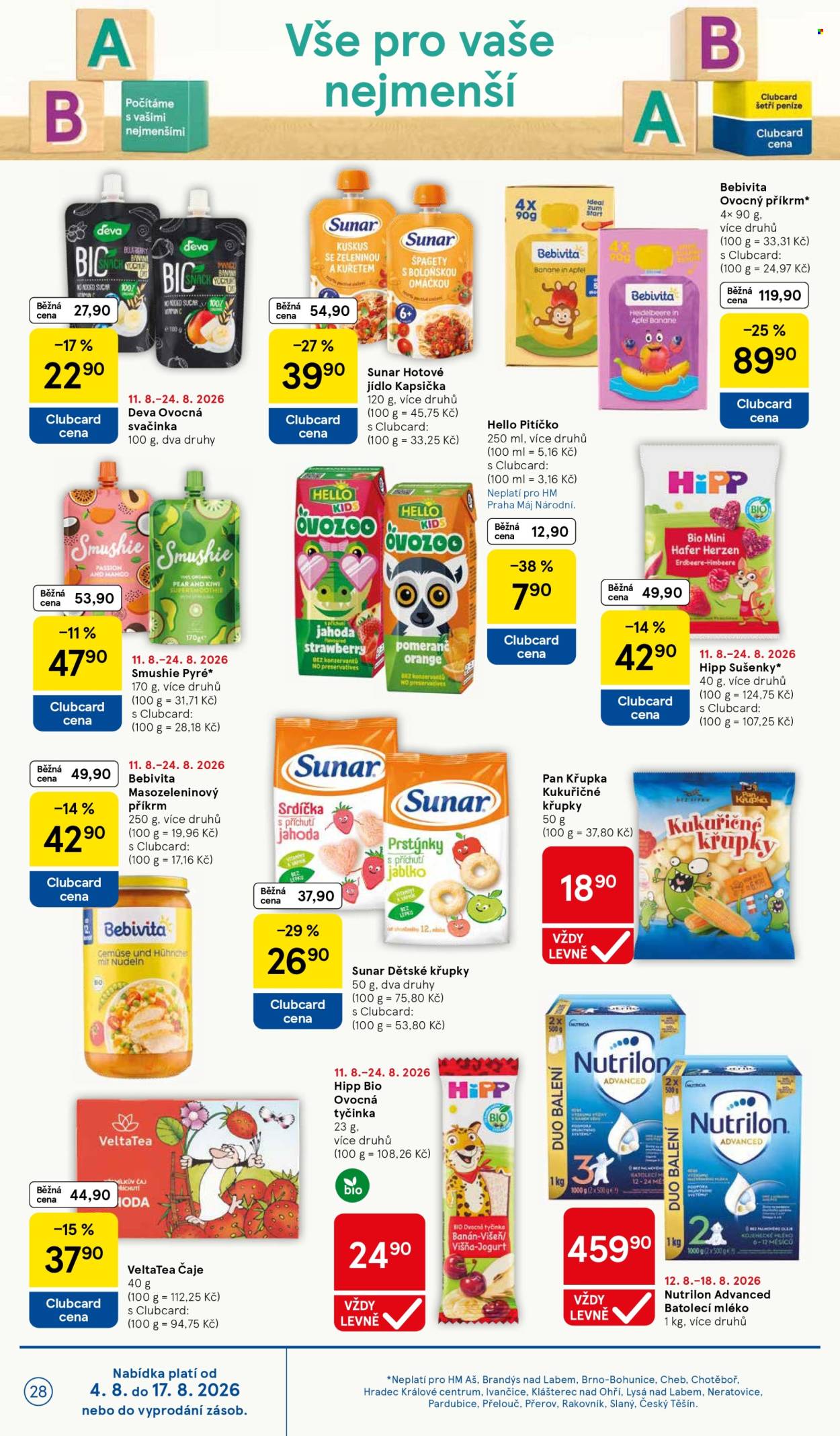 Leták TESCO - 12.8.2026 - 18.8.2026. Strana 28