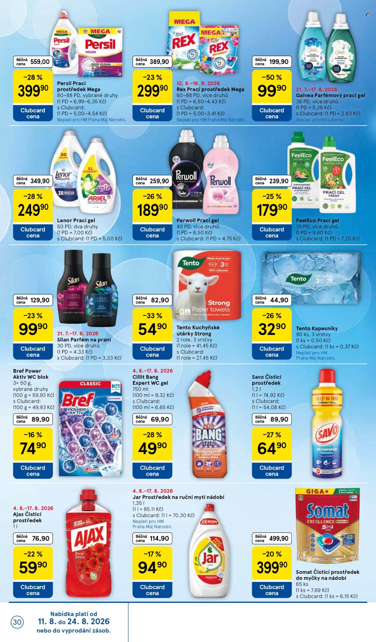 Leták TESCO - 12.8.2026 - 18.8.2026. Strana 30
