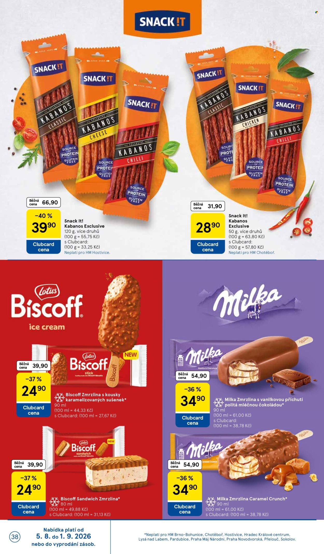 Leták TESCO - 12.8.2026 - 18.8.2026. Strana 38