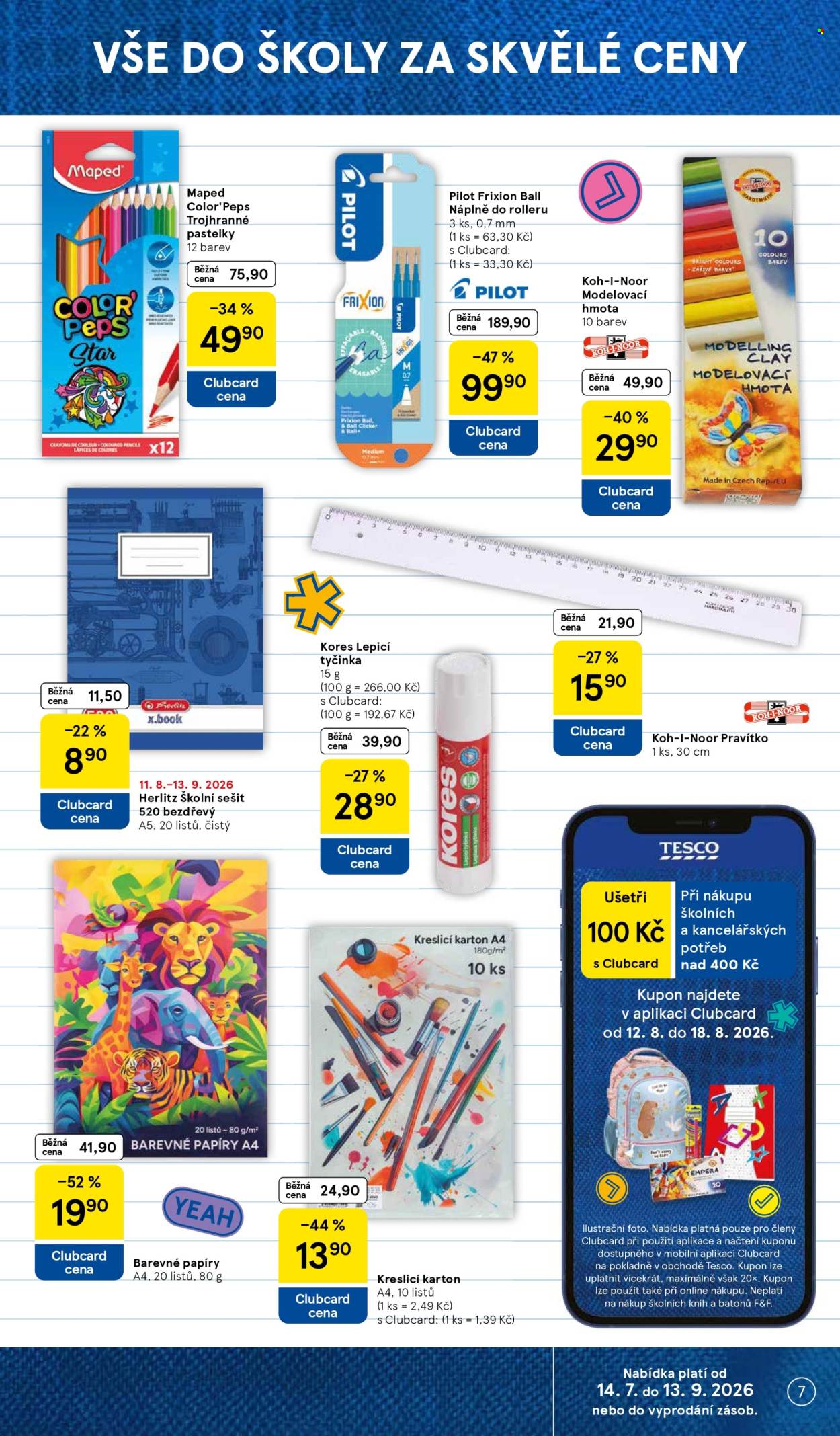 Leták TESCO supermarket - 12.8.2026 - 18.8.2026. Strana 7