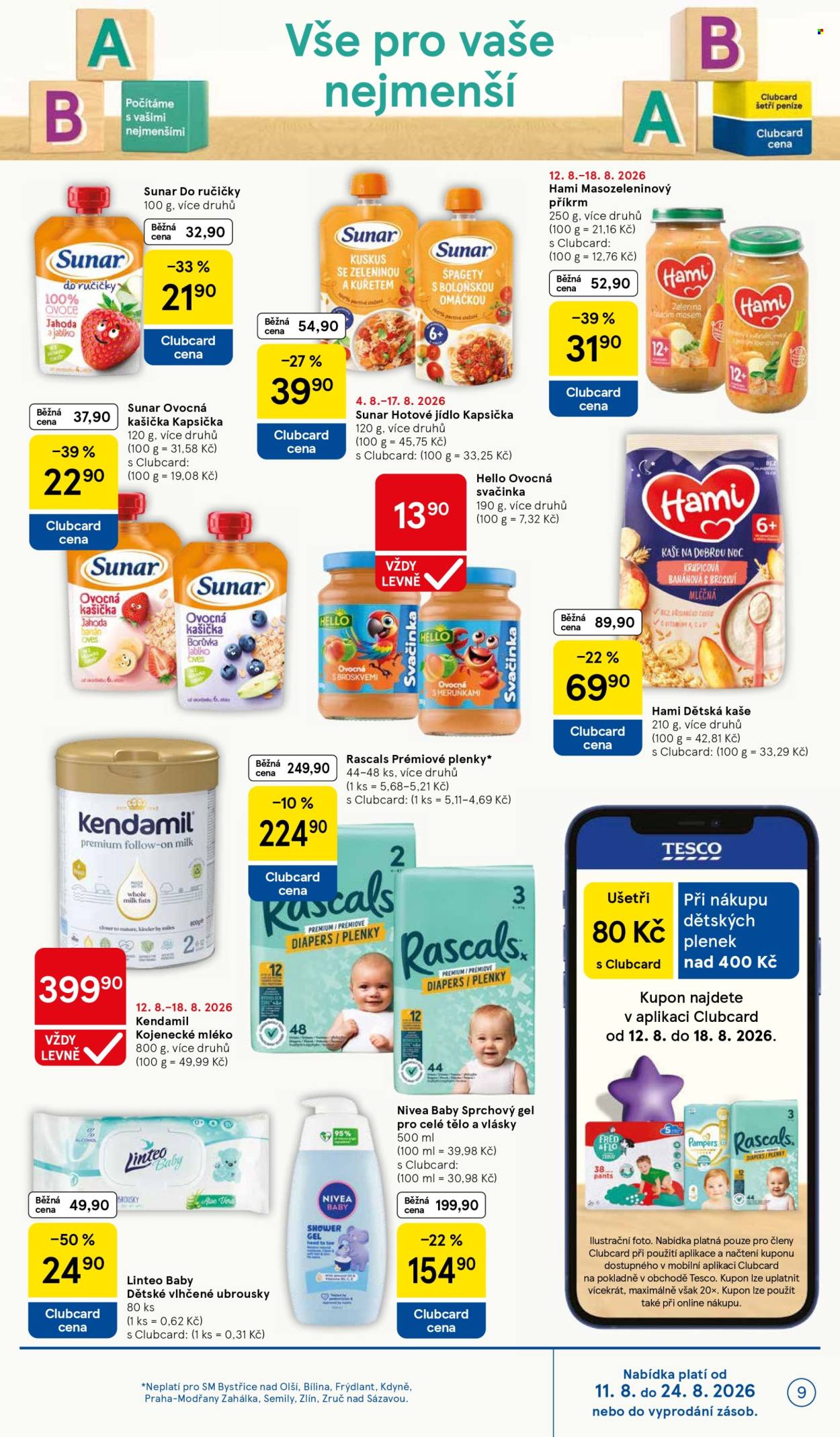 Leták TESCO supermarket - 12.8.2026 - 18.8.2026. Strana 9