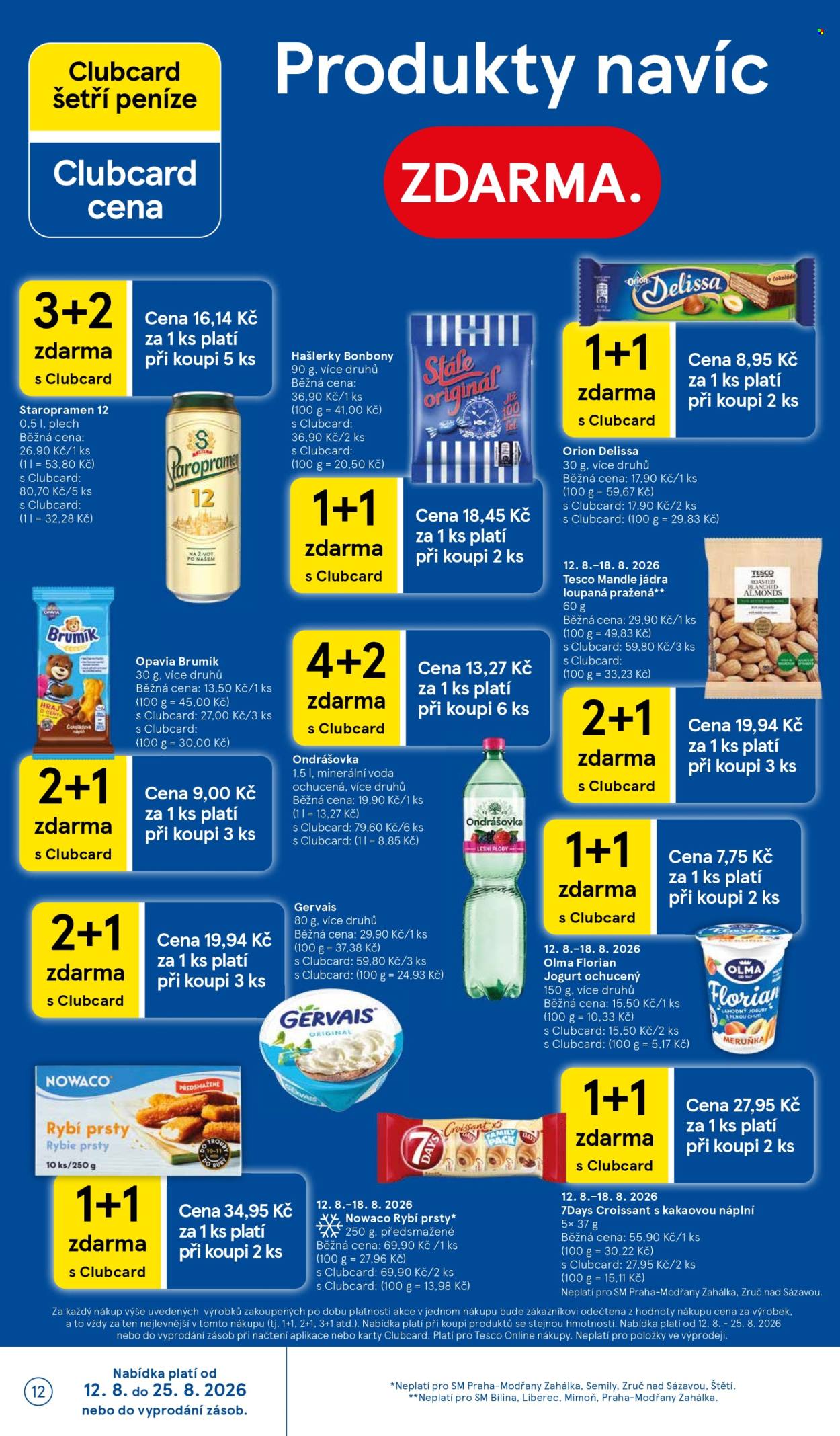 Leták TESCO supermarket - 12.8.2026 - 18.8.2026. Strana 12