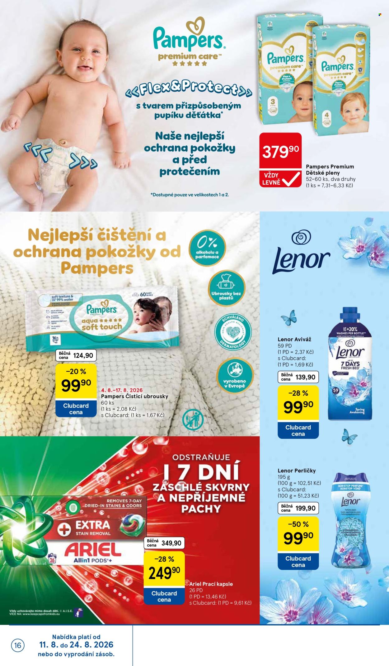 Leták TESCO supermarket - 12.8.2026 - 18.8.2026. Strana 16