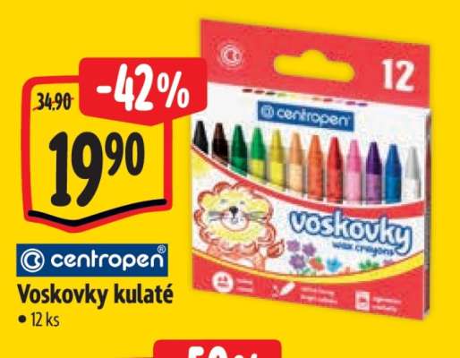Centropen Voskovky kulaté