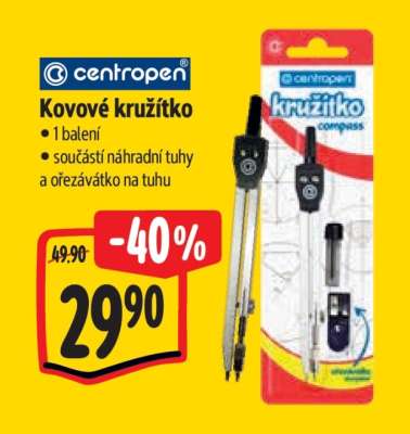 Centropen Kovové kružítko
