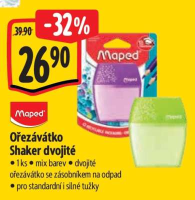 Ořezávátko Shaker dvojité