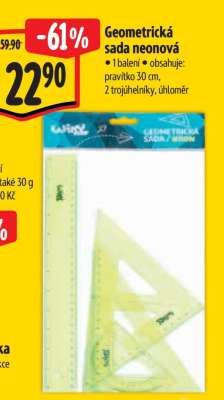 Geometrická sada neonová
