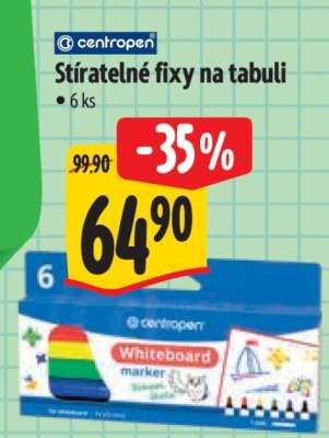 Stíratelné fixy na tabuli