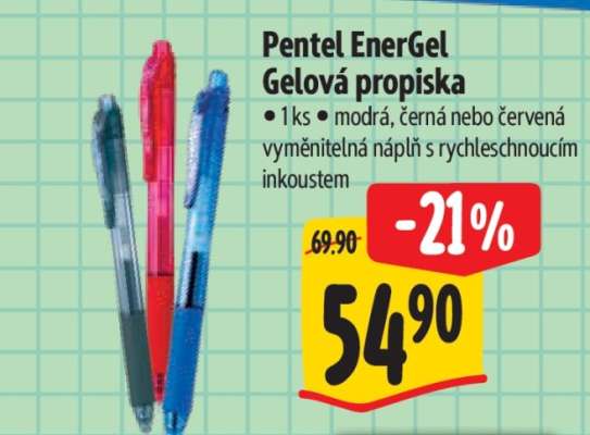 Pentel EnerGel Gelová propiska