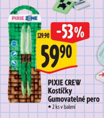 Pixie Crew Kostičky Gumovatelné pero