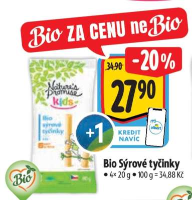 Bio Sýrové tyčinky