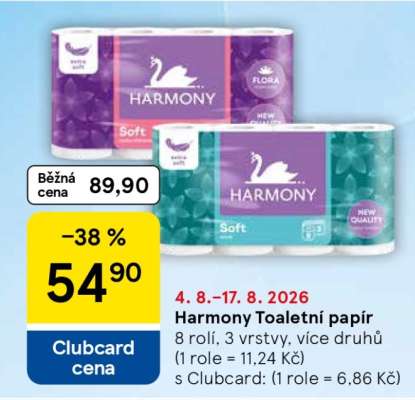 Harmony toaletní papír