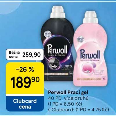 Perwoll prací gel