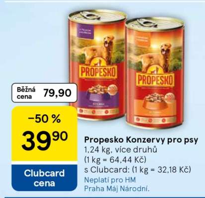 Propesko konzervy pro psy