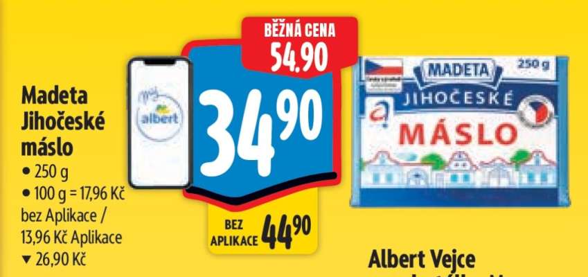 Madeta Jihočeské máslo
