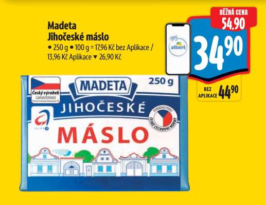 Madeta Jihočeské máslo