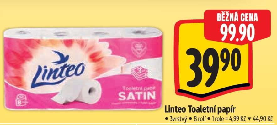 Linteo toaletní papír