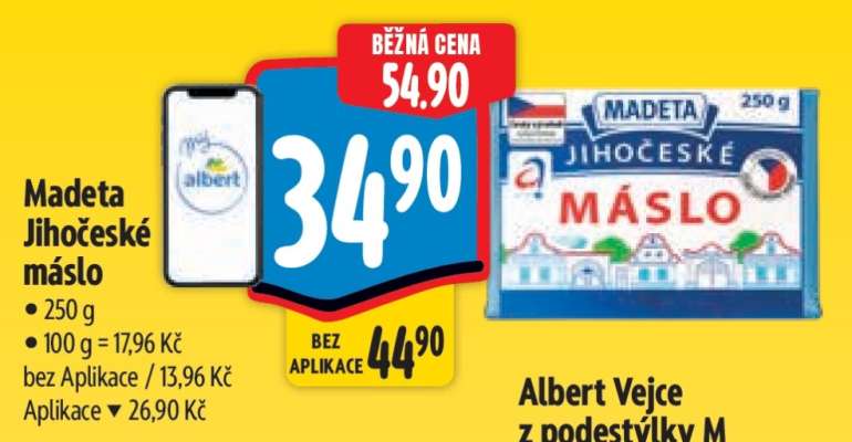 Madeta Jihočeské máslo